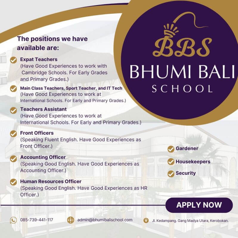 Bhumi Bali School - International Education in Kerobokan